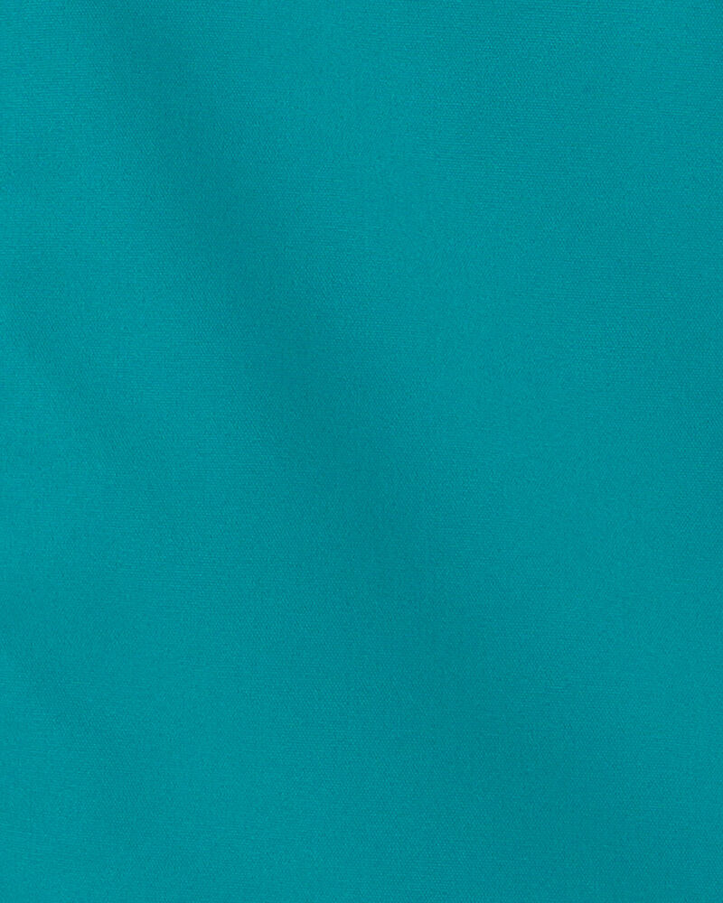 Girls  Colour Changing Rain Jacket- Teal, image 3 of 4 slides