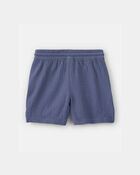 Boys Gauze Shorts - Blue, image 2 of 5 slides