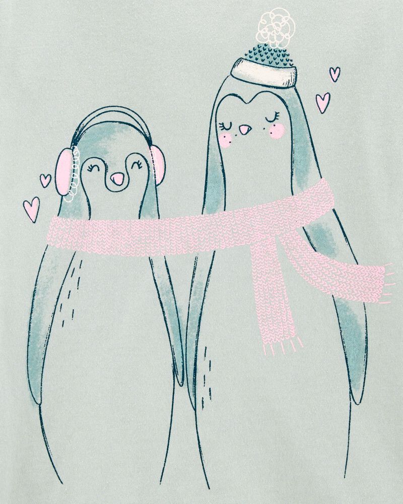 Kid Penguin Long-Sleeve Graphic Tee, image 2 of 3 slides