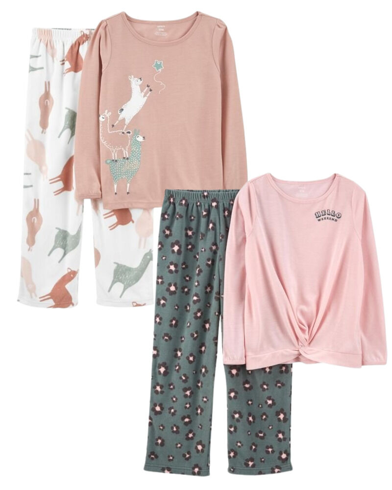 Bundle 2Piece LongSleeve Top & Fleece Pant Set