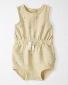 Baby Girl Organic Cotton Pineapple-Print Romper, image 1 of 5 slides