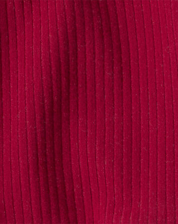 Baby Girl 2-Piece Peplum Tulle Bodysuit & Pant Set - Red, 