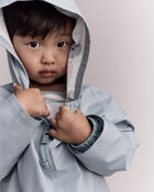 Tout-petit - Chandail imperm&eacute;able &agrave; capuchon, nuage et &eacute;clair - Bleu p&acirc;le, image 3 sur 7 diapositives
