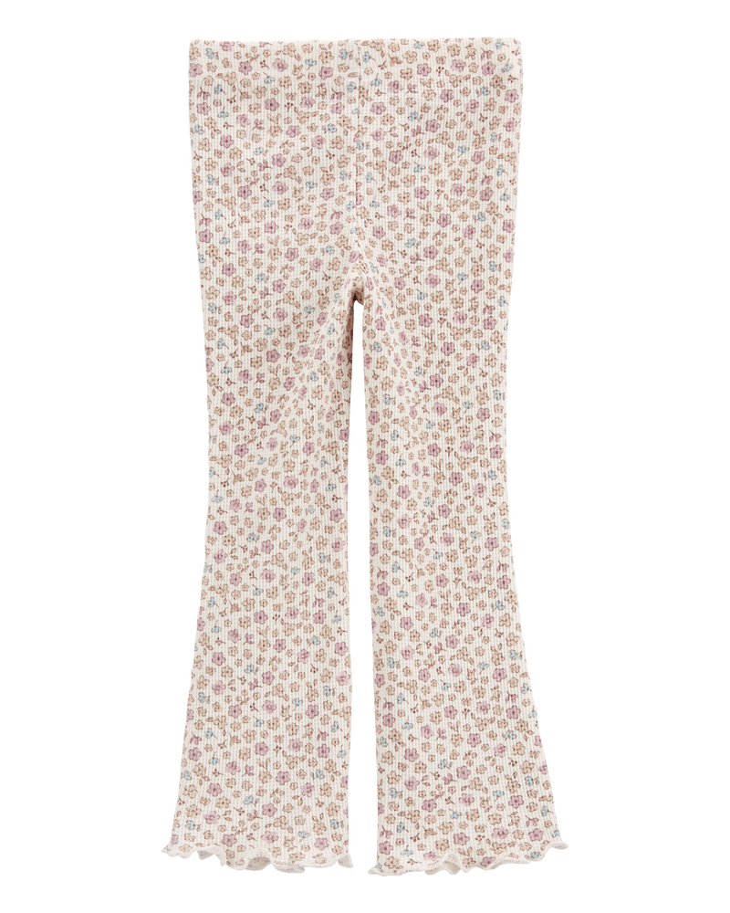 Baby Floral Pull-On Flare Pants, image 2 of 4 slides