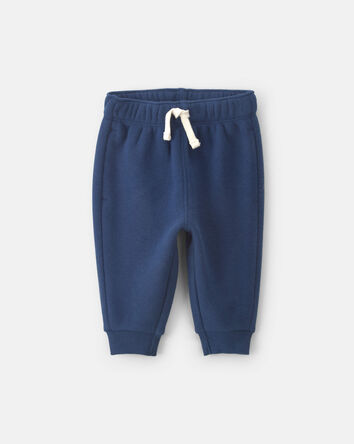 Baby Boy Fleece Pants - Navy Blue, 