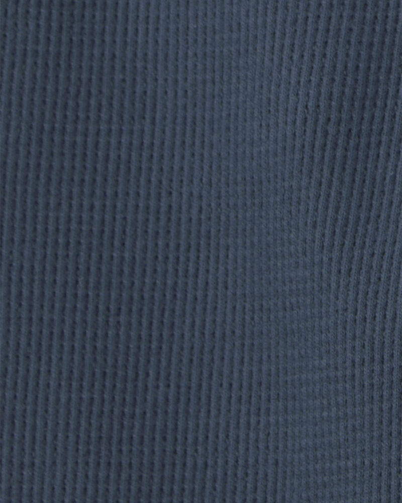 B&eacute;b&eacute; - Emballage 2 pantalons en tricot gaufr&eacute; de coton biologique, image 4 sur 5 diapositives