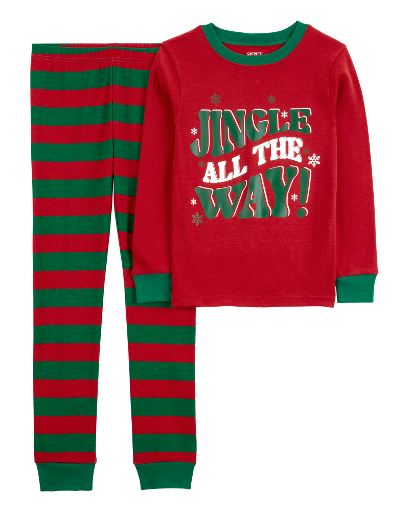 Multi Kid 2 Piece Christmas Jingle All The Way 100 Snug Fit Cotton Pyjamas Carter s Oshkosh Canada