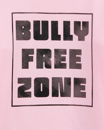 Kid Bully Free Zone Long-Sleeve Tee - Pink, 