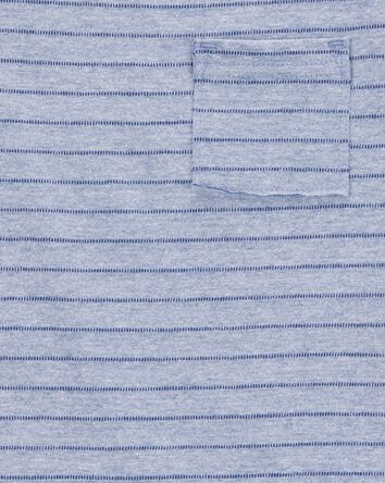 Toddler Striped Textured Tank - Blue, 