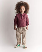 Toddler Otter Sweatshirt™ with Pockets - Burgundy, image 3 of 6 slides
