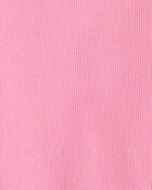 Girls Rib Top - Pink, image 2 of 3 slides