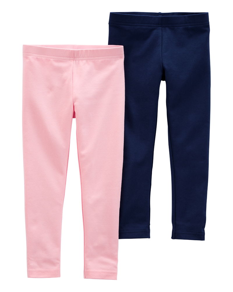 Toddler 2-Pack Stretch Leggings, image 1 of 3 slides