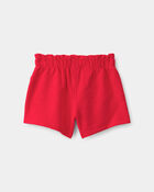 Toddler Girl French Terry Shorts - Red, image 2 of 4 slides