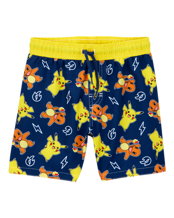 Kid Pokémon Pikachu Swim Trunks, 