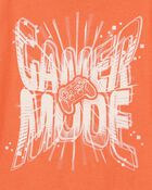 Kid 'Game Mode' Short-Sleeve Graphic Tee - Orange, image 2 of 2 slides