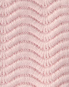 B&eacute;b&eacute; fille - D&eacute;bardeur en tricot - Rose, image 2 sur 2 diapositives