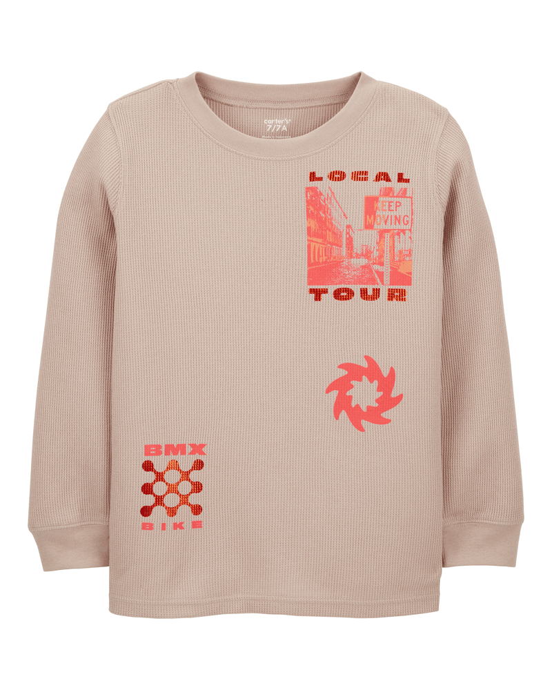 Kid BMX Bike Thermal Graphic Tee, image 3 of 6 slides