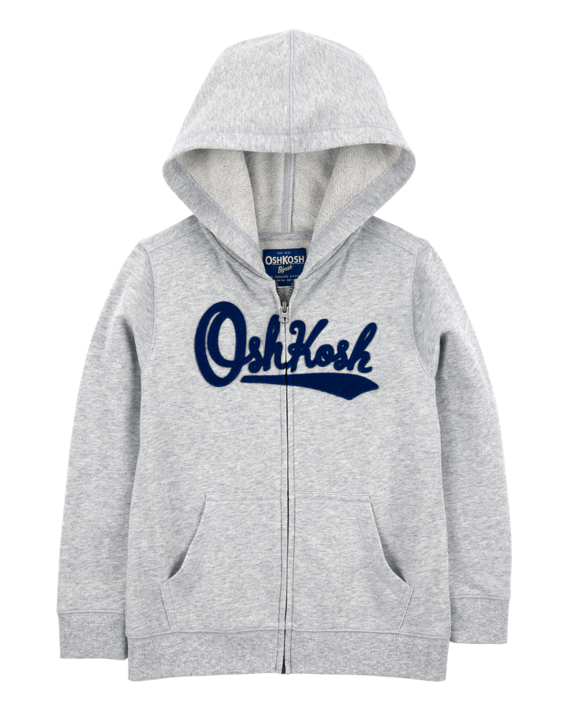 Kid OshKosh Logo Zip Jacket, image 1 of 3 slides