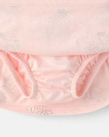 Baby Girl 2-Piece Easter 'So Very Hoppy' French Terry Top & Skort Set - Pink, 