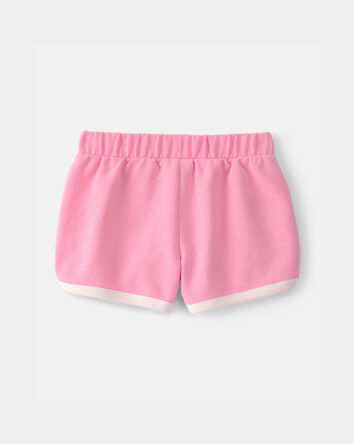 Tout-petit fille - Short de sport en jersey bouclette - Rose, 