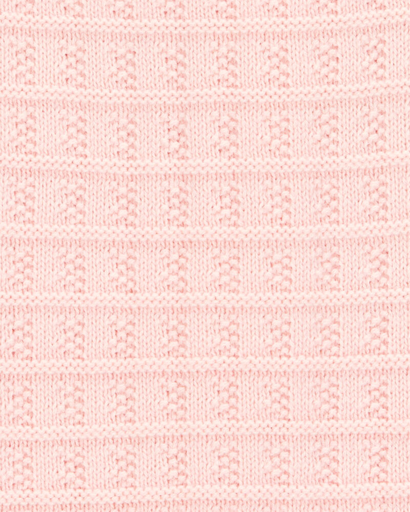 Kid Pink Knit Tank Top, image 3 of 4 slides