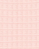 Kid Pink Knit Tank Top, image 3 of 4 slides