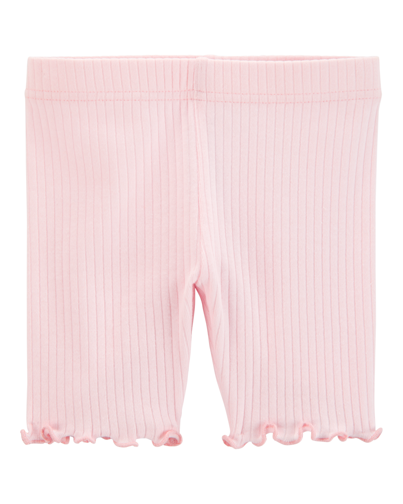 Toddler Ribbed Bike Shorts, image 1 of 4 slides