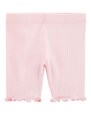Toddler Ribbed Bike Shorts, 