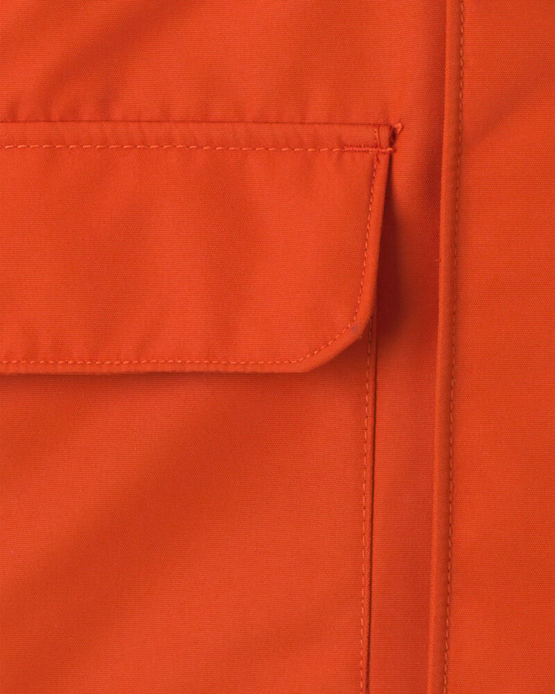 Toddler Boy  Winter Parka- Orange, image 3 of 3 slides