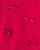 Toute-petit fille - Chandail avec n&oelig;uds &ndash; Rouge, image 2 sur 2 diapositives