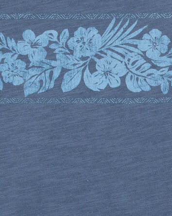 Enfant Débardeur à motifs tropicaux - Bleu, 