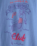 Baby Girl Mermaid Top - Blue, image 2 of 4 slides