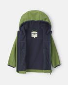 Toddler Boy Colour Changing Rain Jacket - Green, image 3 of 5 slides