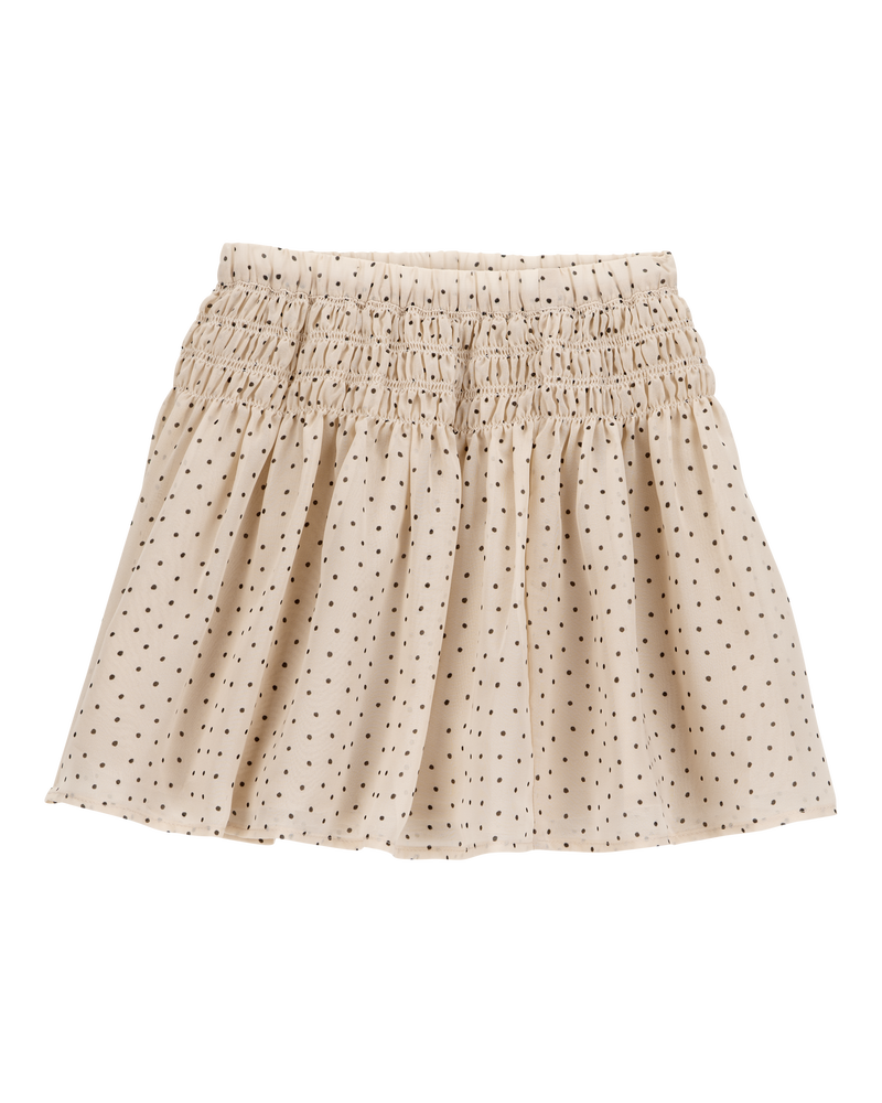 Kid Polka Dot Chiffon Skirt, image 1 of 3 slides