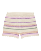 Girls Striped Sweater Knit Shorts, image 1 of 5 slides