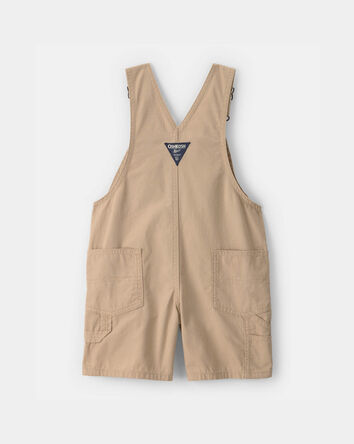 Tout-petit gar&ccedil;on - Salopette courte en toile - Kaki, 