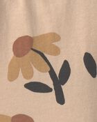 Toddler Girl Floral Long-Sleeve Dress - Tan, image 3 of 4 slides