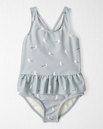 Toddler Recycled Seagull-Print Swimsuit, 