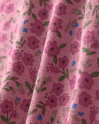 Baby Girl Floral PurelySoft&trade; 2-Way Zip Sleep & Play Pyjamas - Pink, image 6 of 9 slides