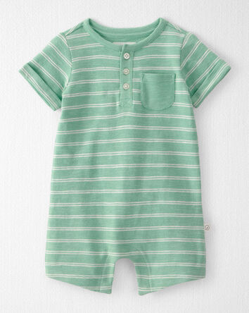 B&eacute;b&eacute; - Barboteuse avec coton biologique &agrave; rayures, 