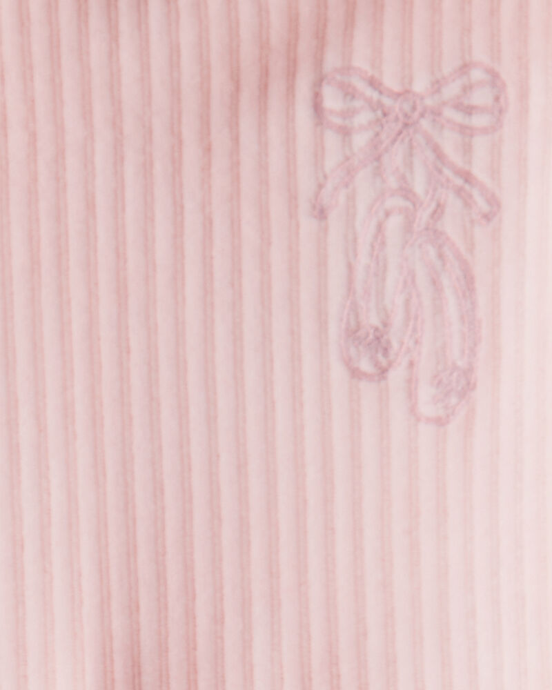 Toddler 2-Piece Ballerina Hoodie & Pant Set - Pink, image 4 of 5 slides