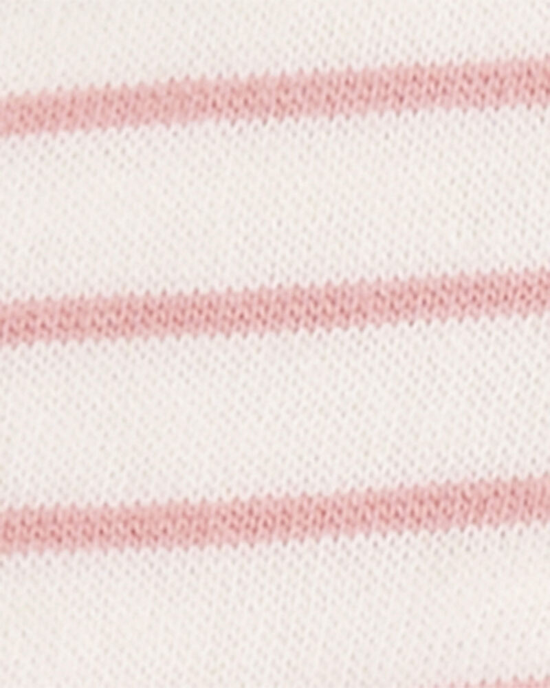 Baby Girl 2-Piece Cherry Dress & Striped Romper Set , image 5 of 6 slides
