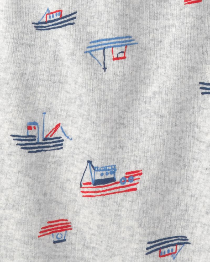 Baby 5-Pack Nautical Multipack Bodysuits - Red/White/Blue, image 6 of 7 slides