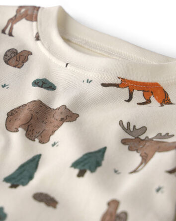 Baby 2-Piece Organic Cotton Pajamas in Woodland Creatures, 