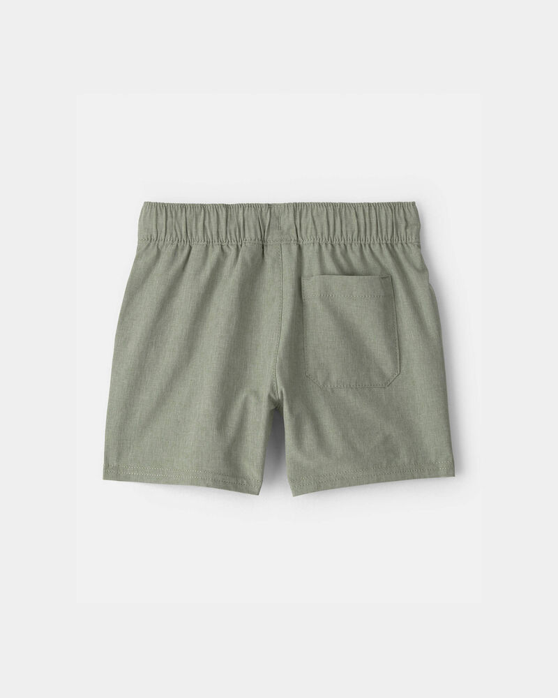 Tout-petit gar&ccedil;on - Short tiss&eacute; avec poches - Vert, image 2 sur 3 diapositives