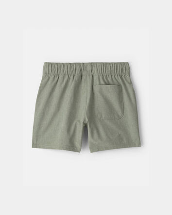 Tout-petit gar&ccedil;on - Short tiss&eacute; avec poches - Vert, 