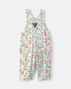 Baby Alphabet Overalls - White, image 2 of 4 slides