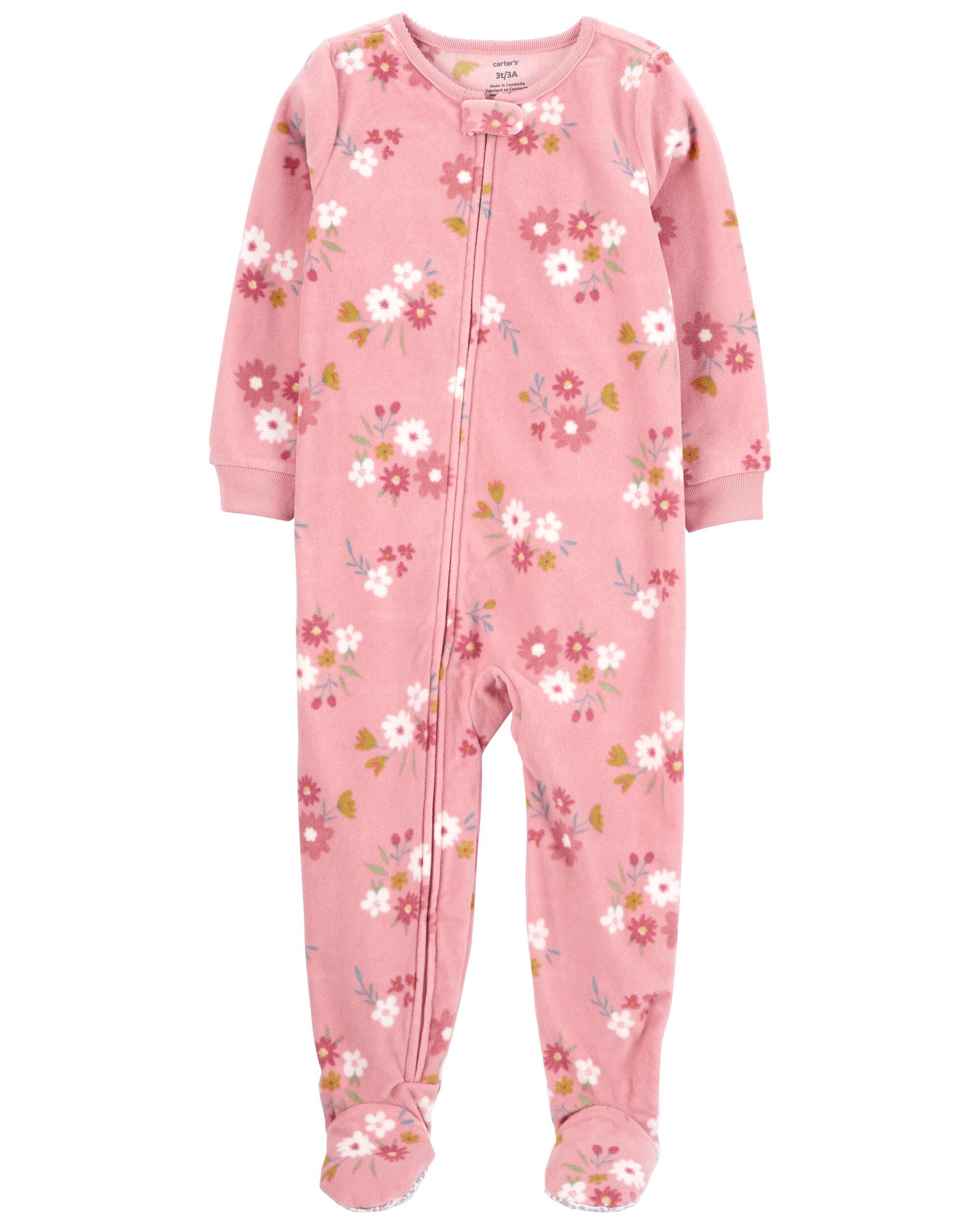 Multi 2 Pack Zip Up Fleece Pyjamas Carter s Oshkosh Canada