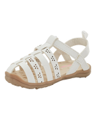 Every Step® First Walker Fisherman Sandals - White, image 7 of 7 slides