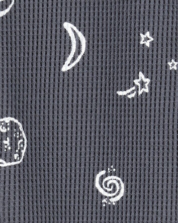 Baby Space Print 2-Way Zip Thermal Sleeper, 